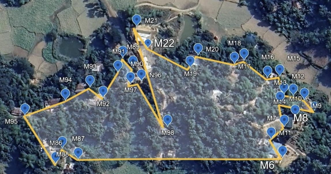 Off-grid solar-powered NeoTrap deployment map